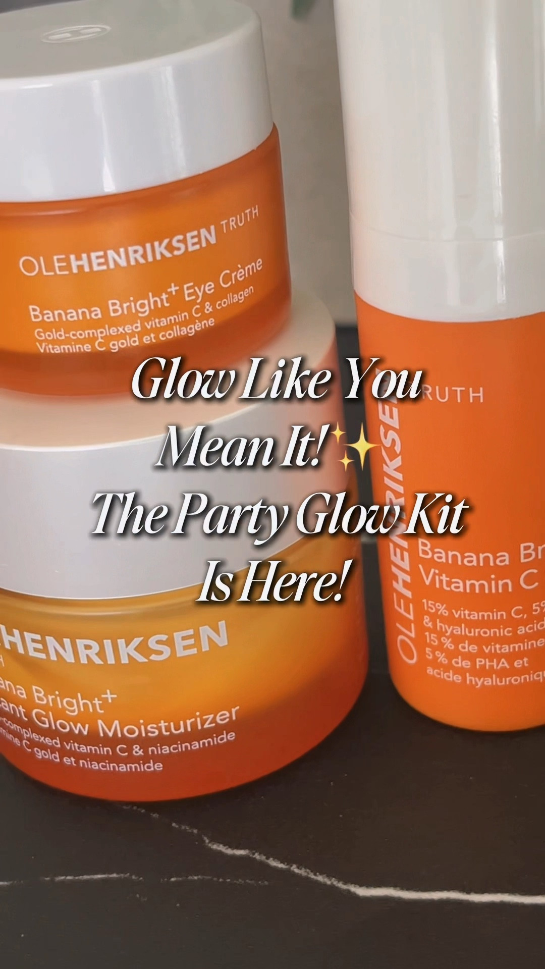 ✨ Ready to glow up for every occasion? The Ole Henriksen Party Glow Kit has everything you need to get that radiant, lit-from-within look! 💛 From smooth, glowing skin to a party-ready vibe, this kit is your secret weapon for flawless confidence. Don’t miss out on the glow-up magic! Tap to grab yours and shine like the star you are. 🌟💫 #GlowUpGoals 

#LTKOver40 #LTKGiftGuide #LTKFindsUnder100