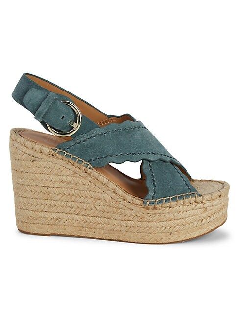 Pino Sport Tamarin Suede Espadrille Slingback Wedge Sandals | Saks Fifth Avenue OFF 5TH