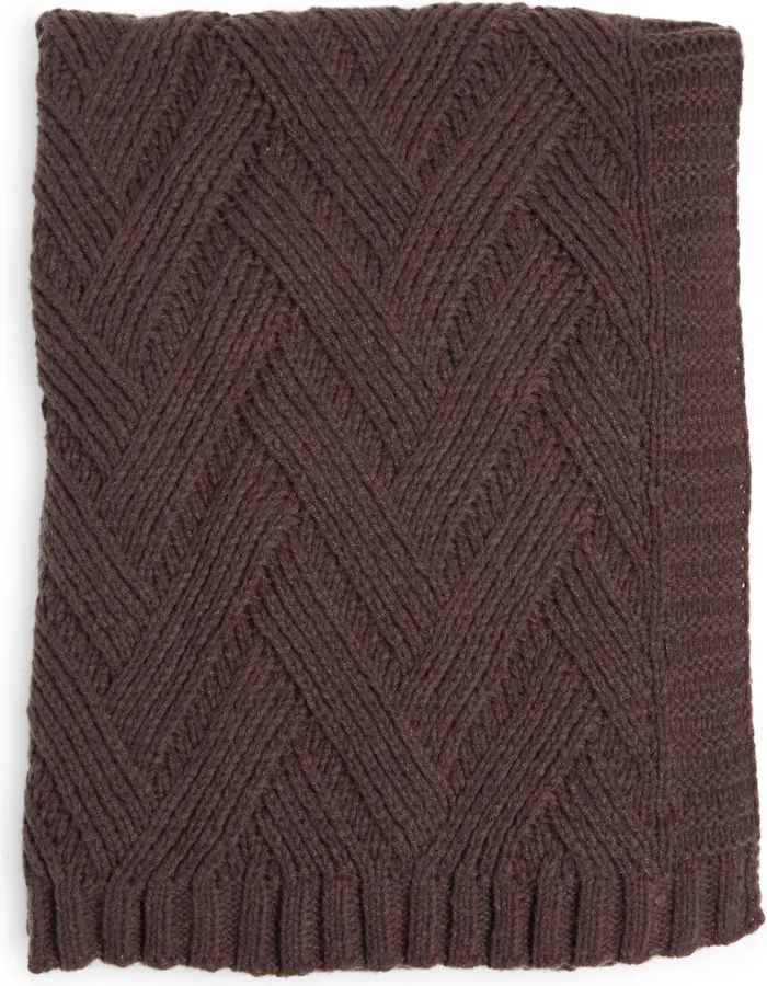 Herringbone Knit Throw | Nordstrom Rack