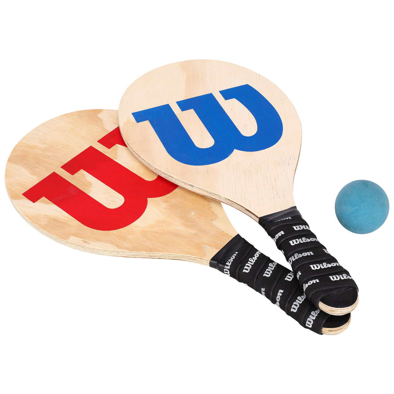 Kit de Frescobol Wilson - 1 Par de Raquetes + 1 Bolinha com Capa | Centauro (BR)