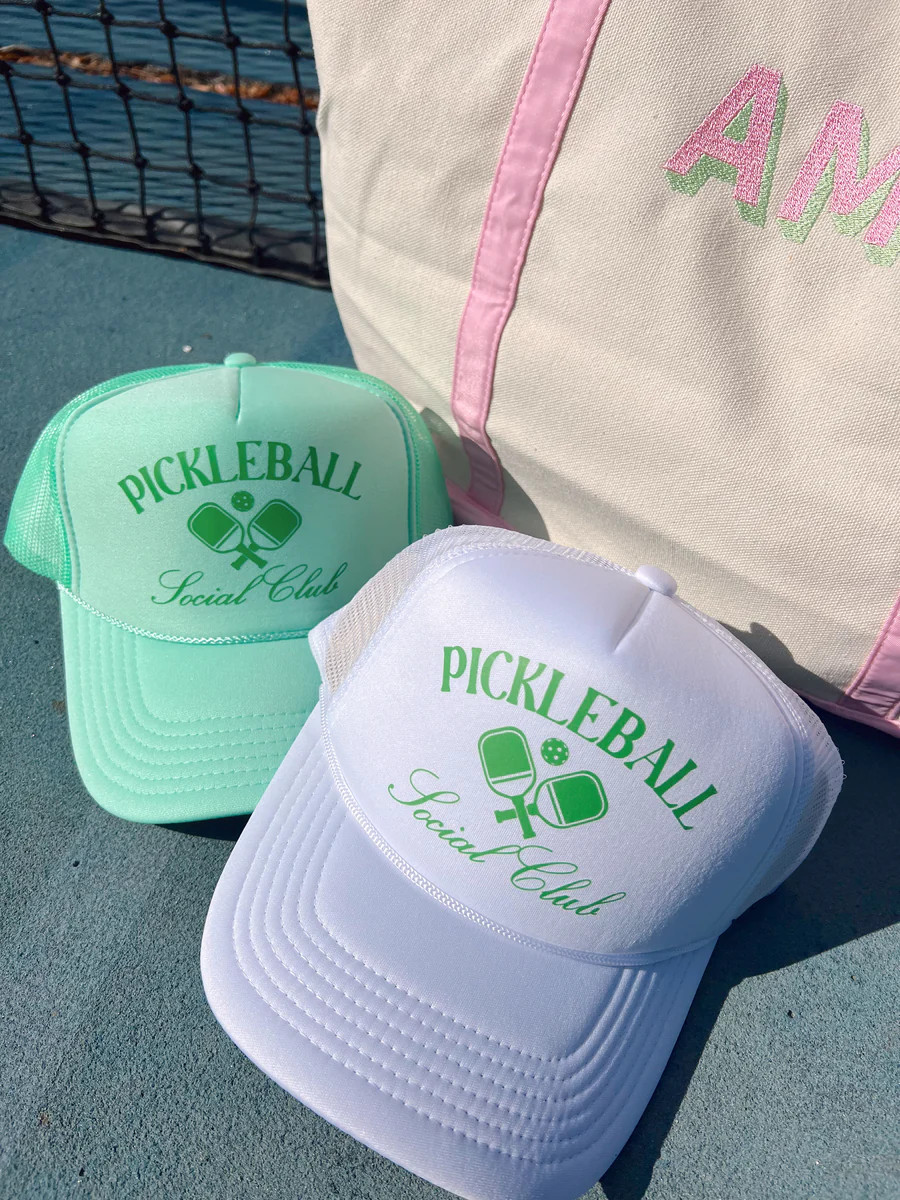 Pickleball Social Club Trucker Hat | KenzKustomz