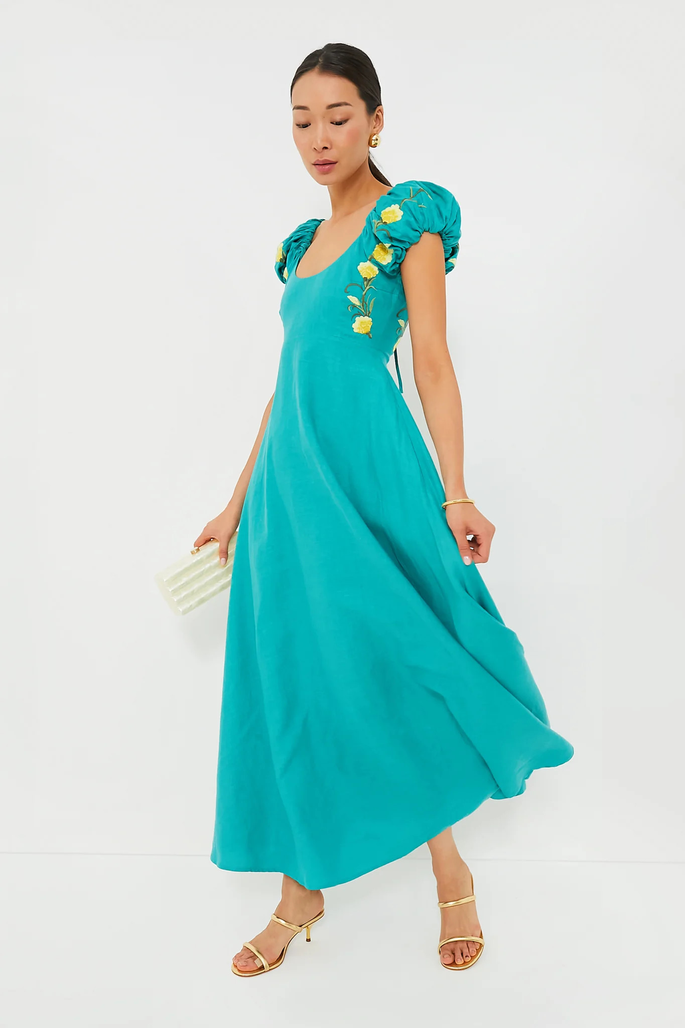 Teal Mina Dress | Tuckernuck (US)
