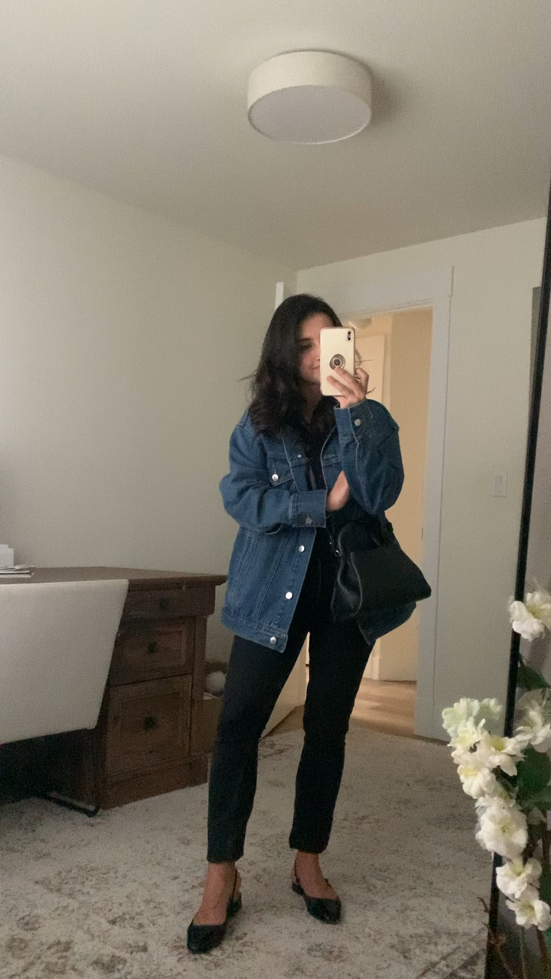 Jacket XS 
Jeans 24 shorts
Tank S 

#LTKfindsunder50 #LTKsalealert #LTKfindsunder100