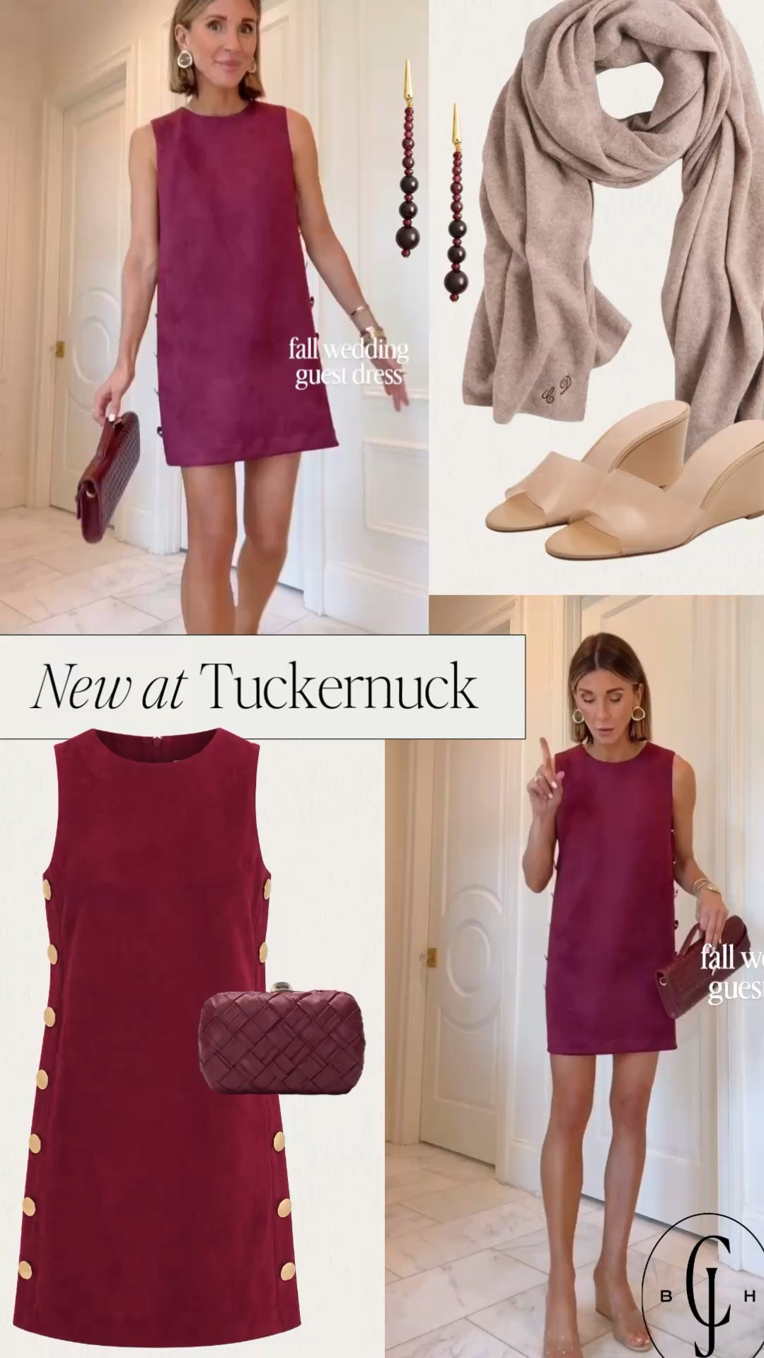 Fall wedding guest dress! Such a gorgeous color. I’m 5’7, wearing size XS and fits TTS! @Tuckernuck   #tuckernckpartner

#LTKootd #LTKWedding