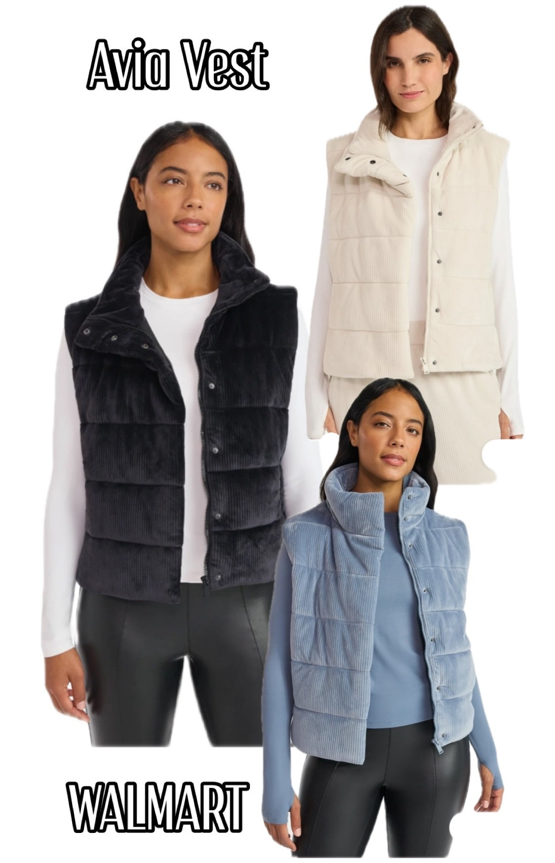 Avia Women's and Women's Plus Velour Ribbed Vest

#LTKActive #LTKFindsUnder50 #LTKPlusSize