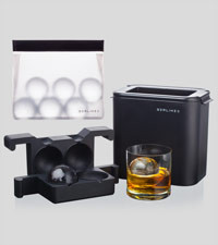 Berlinzo Premium Clear Ice Ball Maker Mold - 2 Large 2.4" Crystal Clear Ice Balls for Whiskey, Co... | Amazon (US)