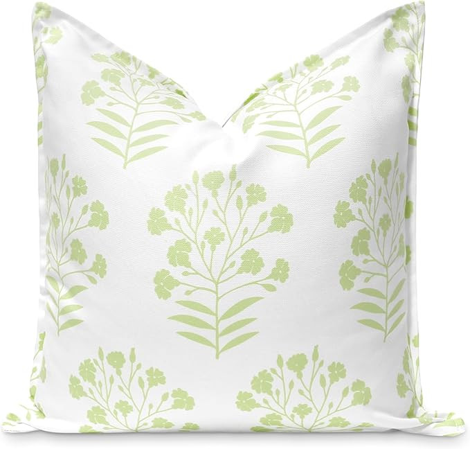 Hofdeco Premium Coastal Patio Indoor Outdoor Throw Pillow Cover Only, 20"x20" Water Repellent for... | Amazon (US)