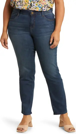 Sawyer 'Ab'Solution High Waist Straight Leg Jeans | Nordstrom