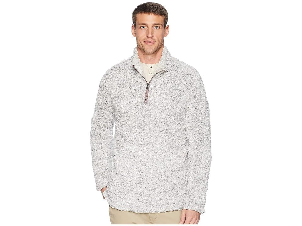 True Grit Frosty Tipped Pile 1/4 Zip Pullover (Heather) Men's Clothing | Zappos