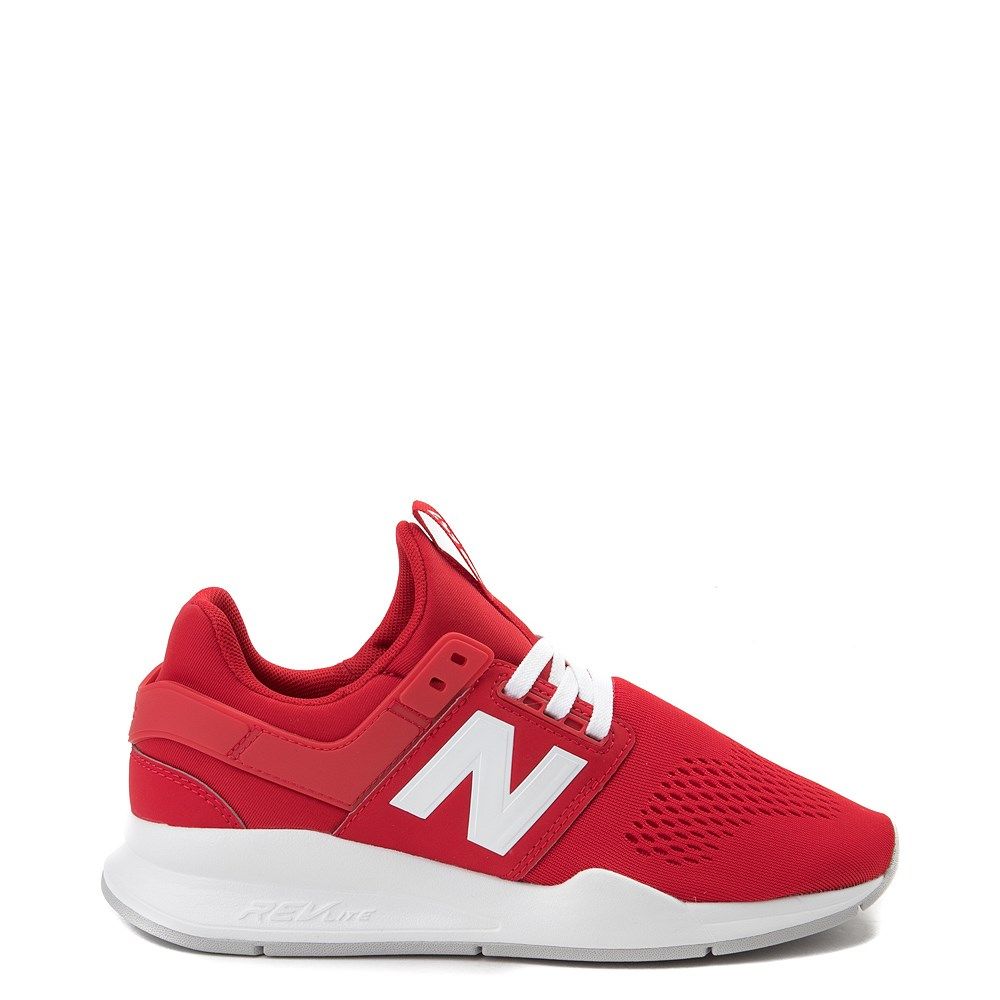 Womens New Balance 247 V2 Athletic Shoe - Red / White | Journeys