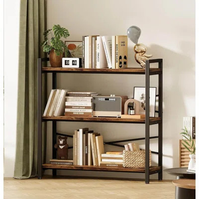 3 Tier Bookshelf Book Shelf Storage And Organization | Wayfair North America