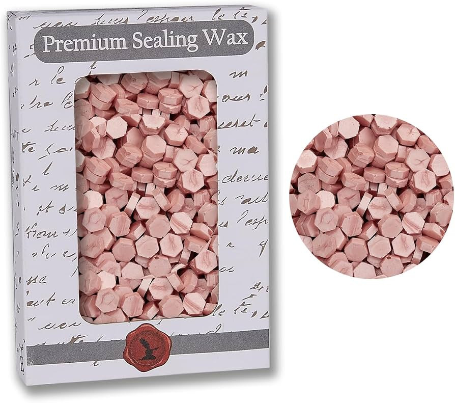 Premium Sealing Wax Beads 2 OZ. 350 pcs + Champagne Pearl | Amazon (US)