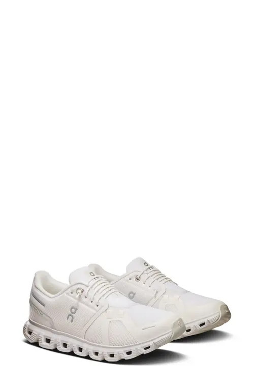 On Cloud 6 Sneaker in White/White at Nordstrom, Size 6.5 | Nordstrom
