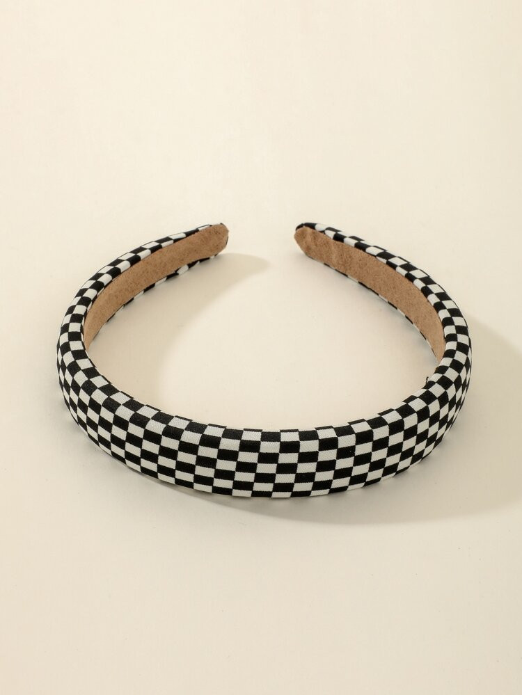 Checkered Pattern Headband | SHEIN