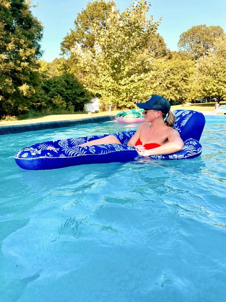 Pool lounger 🙌🏻💙

Pool floats, pool, backyard pool, home, summer 

#LTKHome #LTKFindsUnder100 #LTKSwim