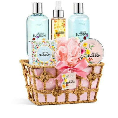 Spring Blossom Spa Gift Basket for Women – Mother’s Day Bath & Body Set with Shower Gel, Bubble Bath & Lotion | Target