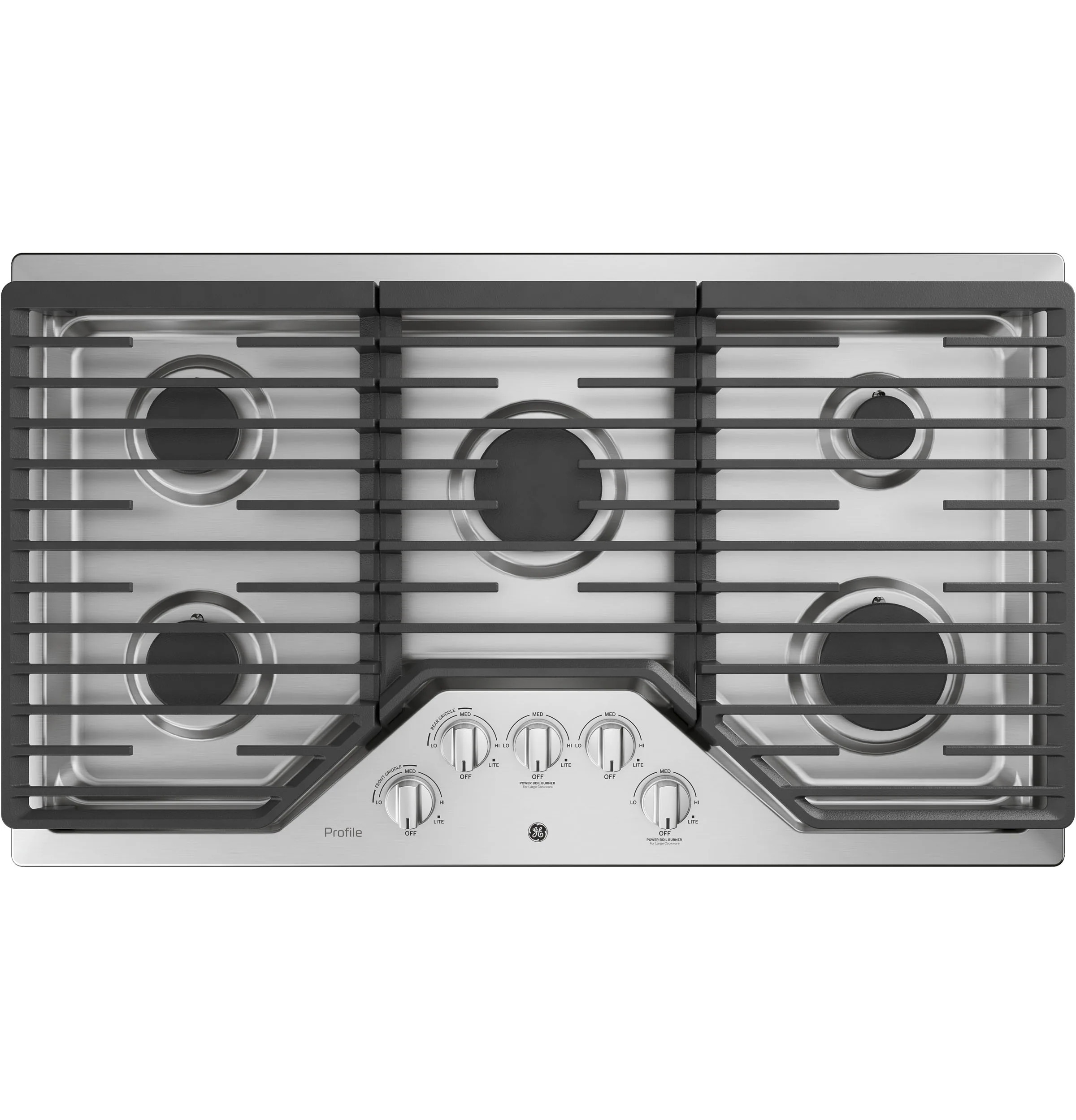 GE Profile 36-in 5 burners Stainless steel Gas Cooktop | PGP7036SLSS | Lowe's