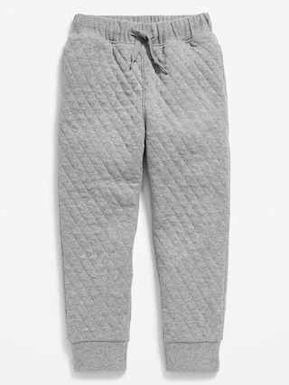 Quilted Jacquard-Knit Jogger Sweatpants for Toddler Boys | Old Navy (US)