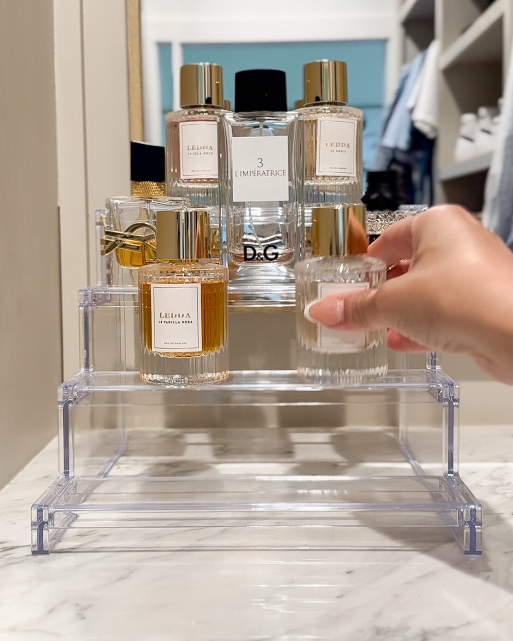 Perfume Display

Perfume display  Leda perfumes  favorite fragrances  fav perfumes  home decor  home
Organization  vanity organizer  makeup display  TheSmittenCollective 

#LTKFindsUnder50 #LTKHome #LTKStyleTip