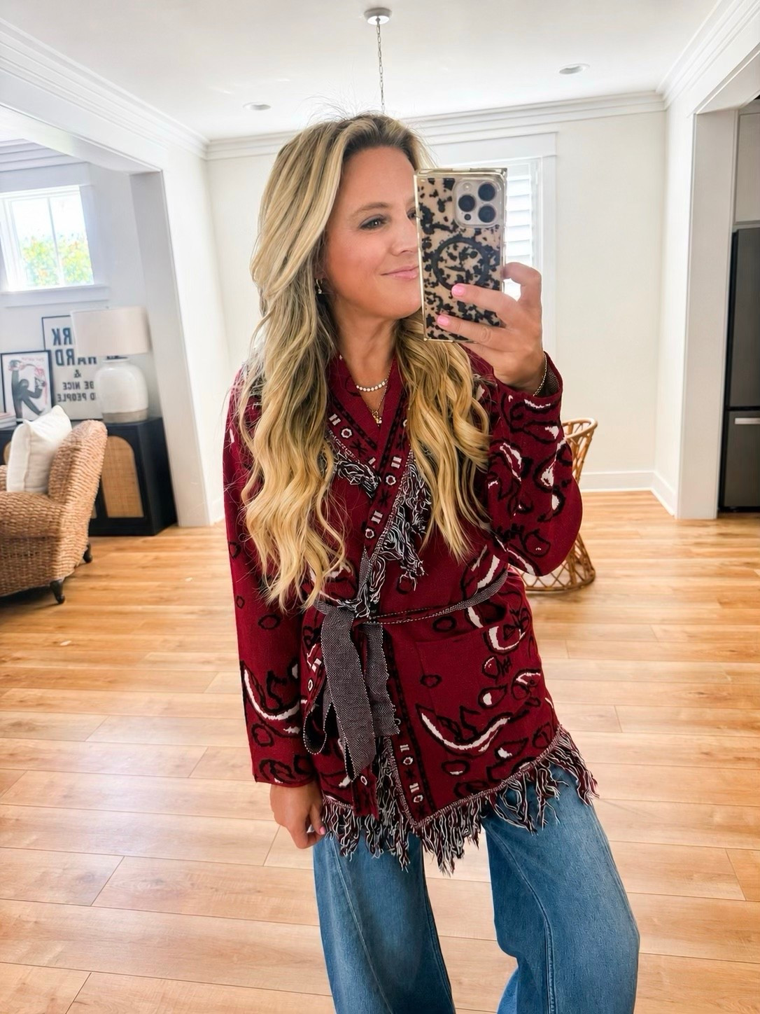 This bandana print cardi is a game changer! Amazon lookalike for less. I grabbed in a couple colors.

#LTKootd #LTKSeasonal #LTKOver40