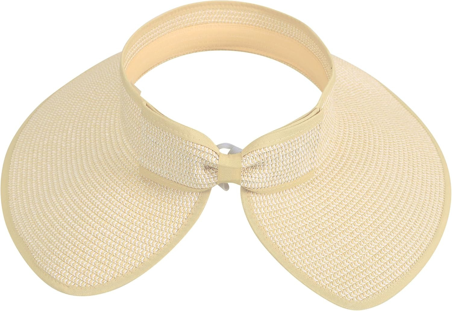 Simplicity Women's UPF 50+ Wide Brim Roll-up Straw Sun Hat Sun Visor | Amazon (US)