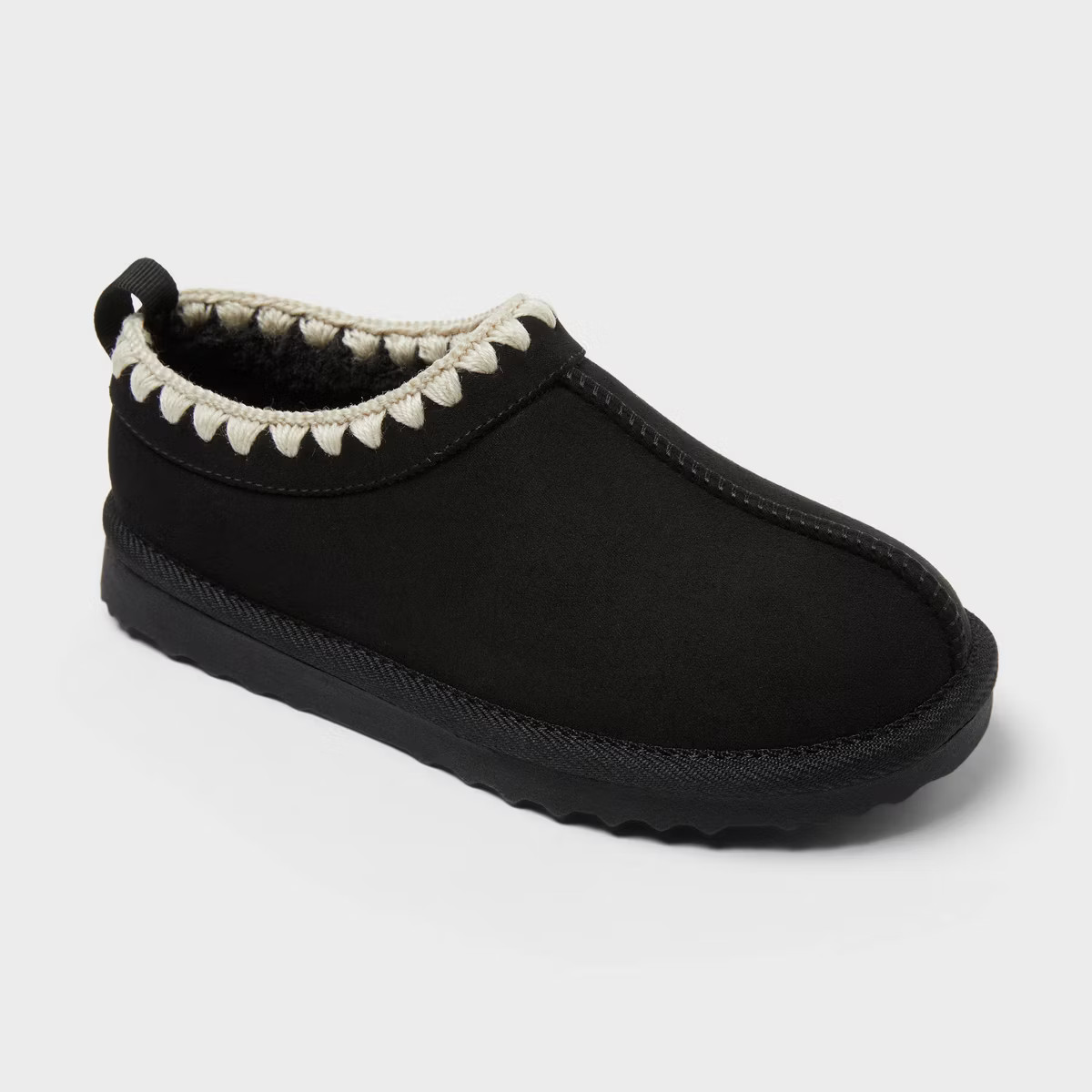 Kids' Nola Faux Suede Clog Slippers - Cat & Jack™ Brown | Target
