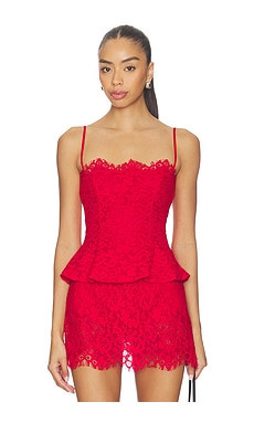 AFRM Ari Top in Kiss Red from Revolve.com | Revolve Clothing (Global)