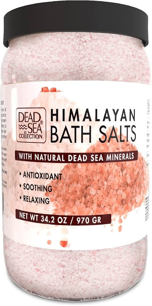 Dead Sea Collection Himalayan Bath Salts – Pure Dead Sea Minerals and Himalayan Pink Salt - Nou... | Amazon (US)