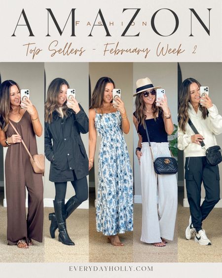 Amazon Top Sellers 


I'm wearing jumpsuit small, rain coat jacket small, maxi dress small, linen pants small, lightweight cargo joggers XS 


Summer  Spring  Seasonal  Outfits for her  Dresses for her  Maxi dress  Jumpsuit  Rain coat  Wide leg pants  What I wore  Trendy fashion 

#LTKSeasonal #LTKover40 #LTKstyletip