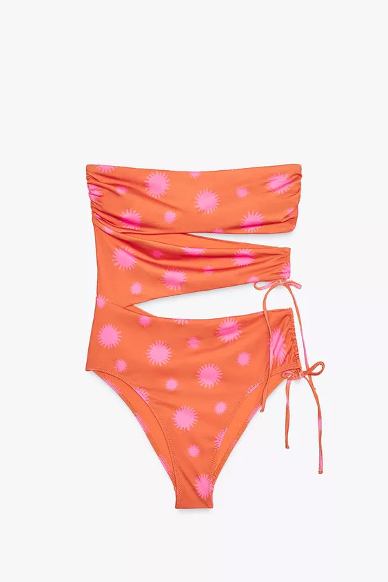 SOLES CUT-OUT SWIMSUIT | Zara US