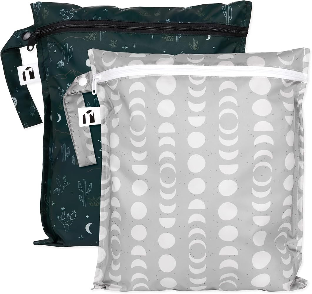 Bumkins Roamio - Waterproof Wet Bag - For Baby, Travel, Swim Suit, Cloth Diapers, Pump Parts, Poo... | Amazon (US)