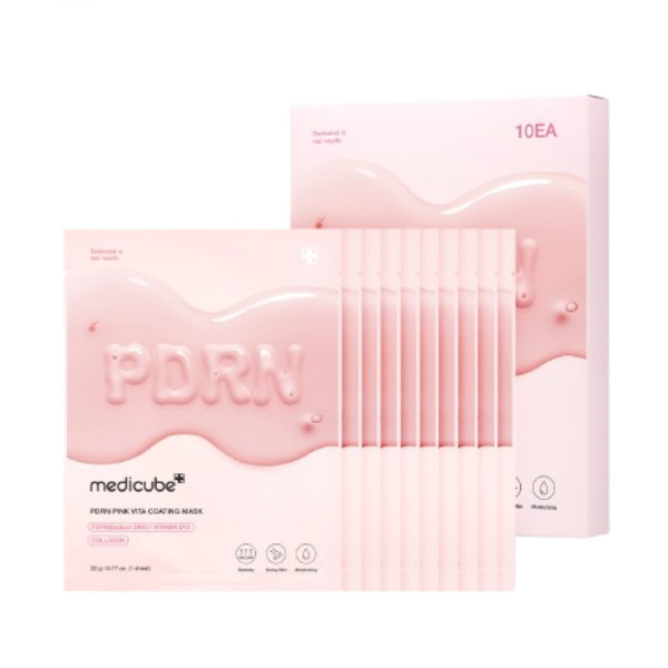 medicube - PDRN Pink Vita Coating Mask - 22g*10ea | Stylevana