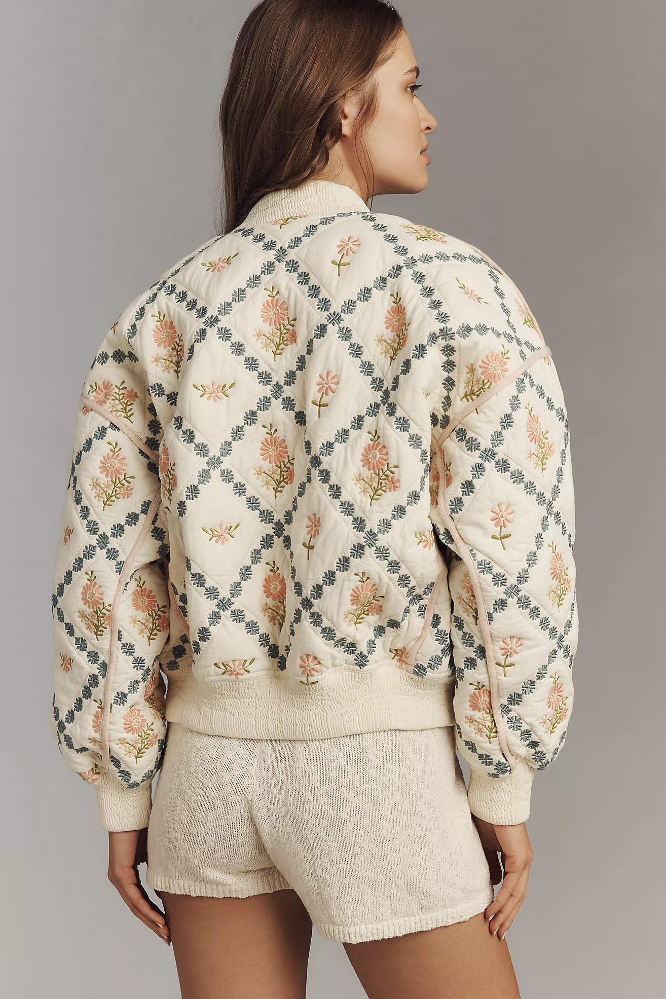 BLANKNYC Sought After Embroidered Bomber Jacket | Anthropologie (US)