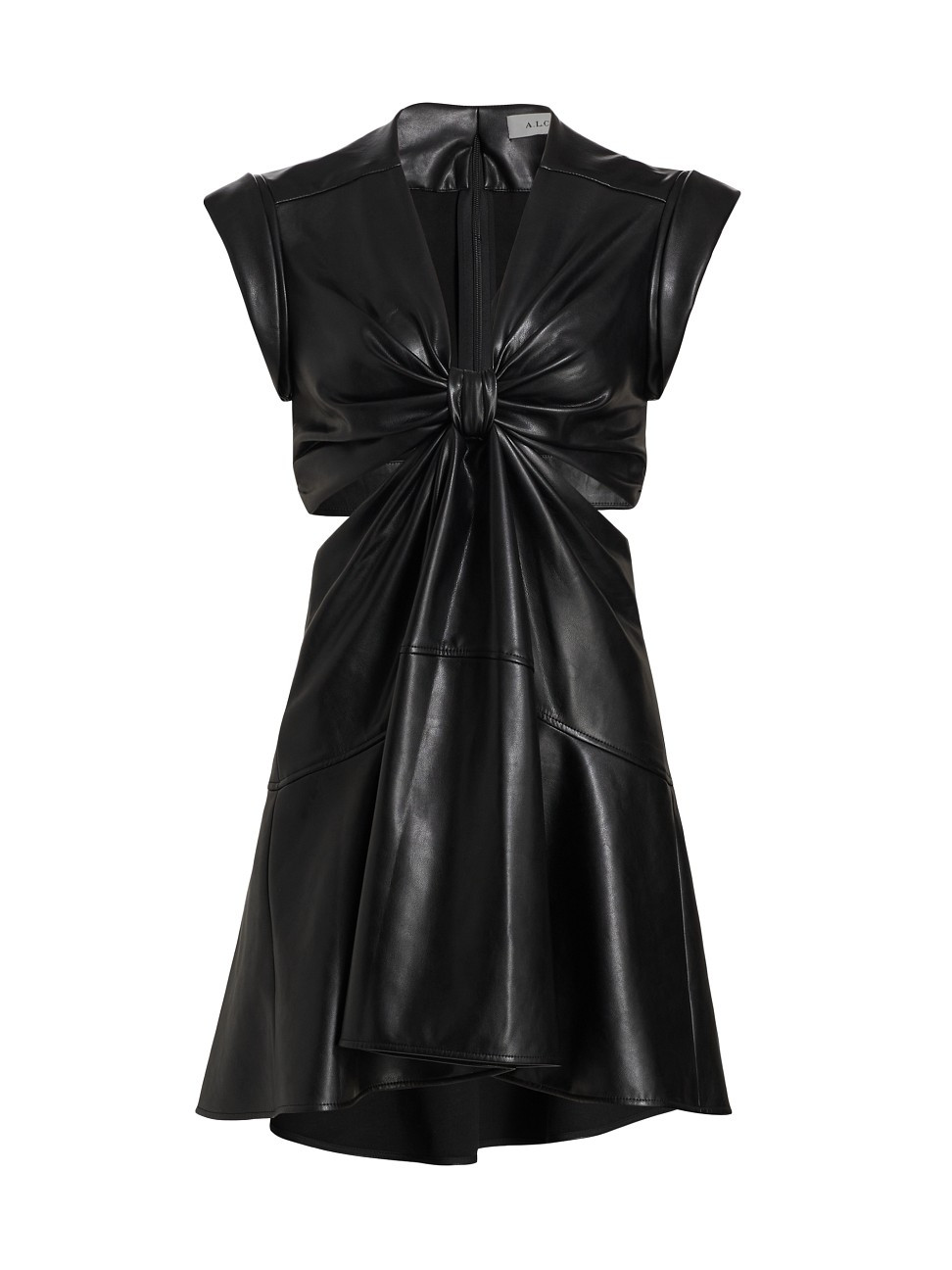 Women's Lexi Coated Cut-Out Minidress - Black - Size 10 - Black - Size 10 | Saks Fifth Avenue