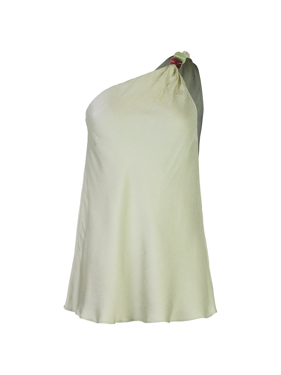 Women's La Vila Ferrat One-Shoulder Top - Matcha - Size Medium | Saks Fifth Avenue