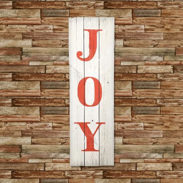 Joy Christmas Sign for Porch or Wall | Wayfair North America