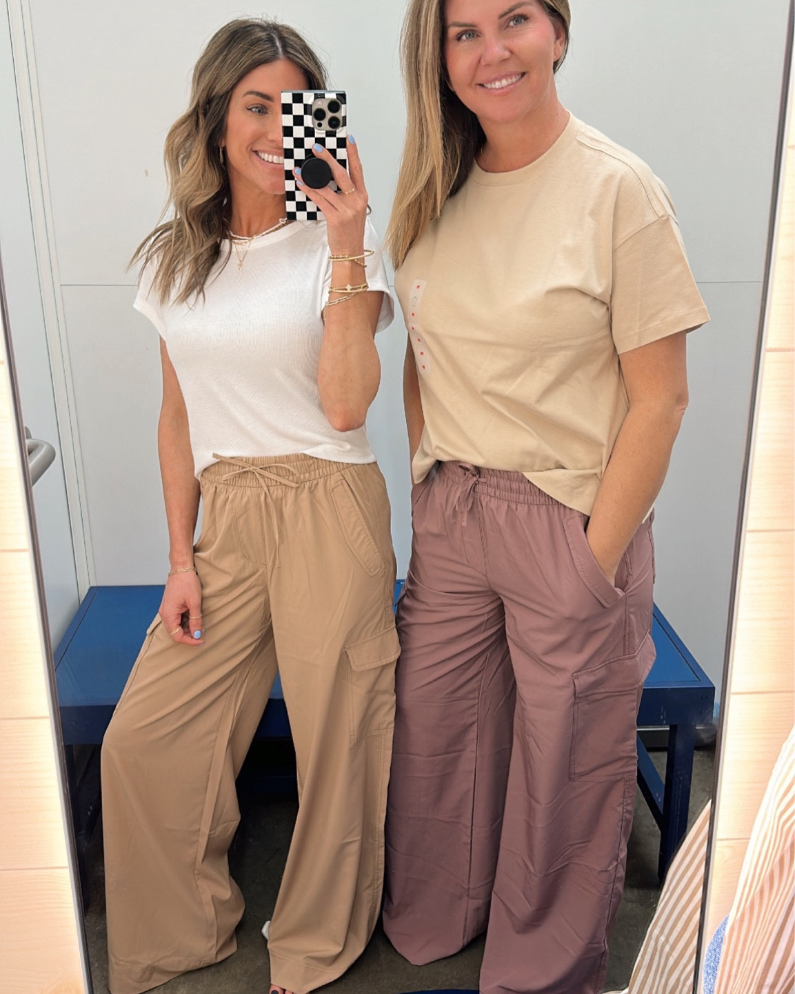 We are LOVING these pants from Old Navy!!! 10/10 comfort level!!! 
Jen: size xs
Angela: size medium 

#LTKtravel #LTKsalealert #LTKstyletip
