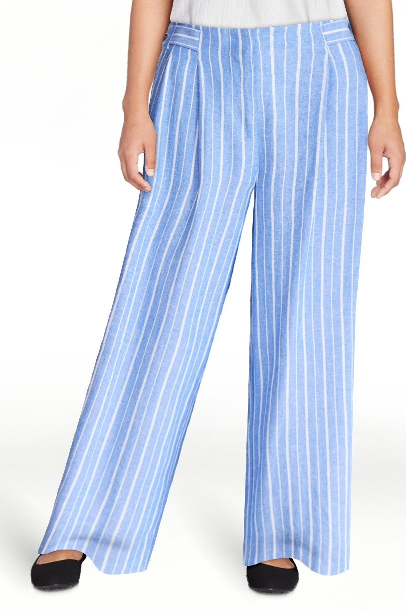 Free Assembly Women's and Women's Plus High Rise Wide Leg Cropped Pants, 27" Inseam, Sizes XS-4X | Walmart (US)