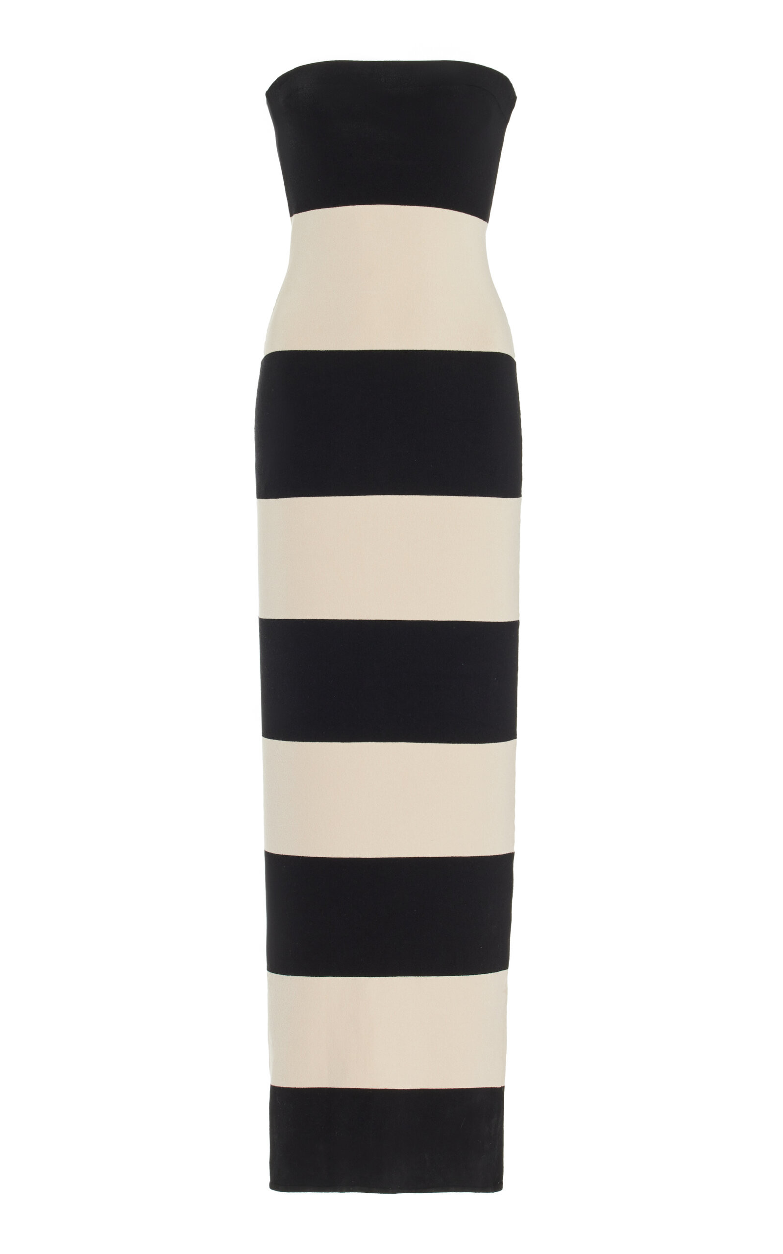 Posse Exclusive Theo Striped Jersey Strapless Maxi Dress - Moda Operandi | Moda Operandi (Global)