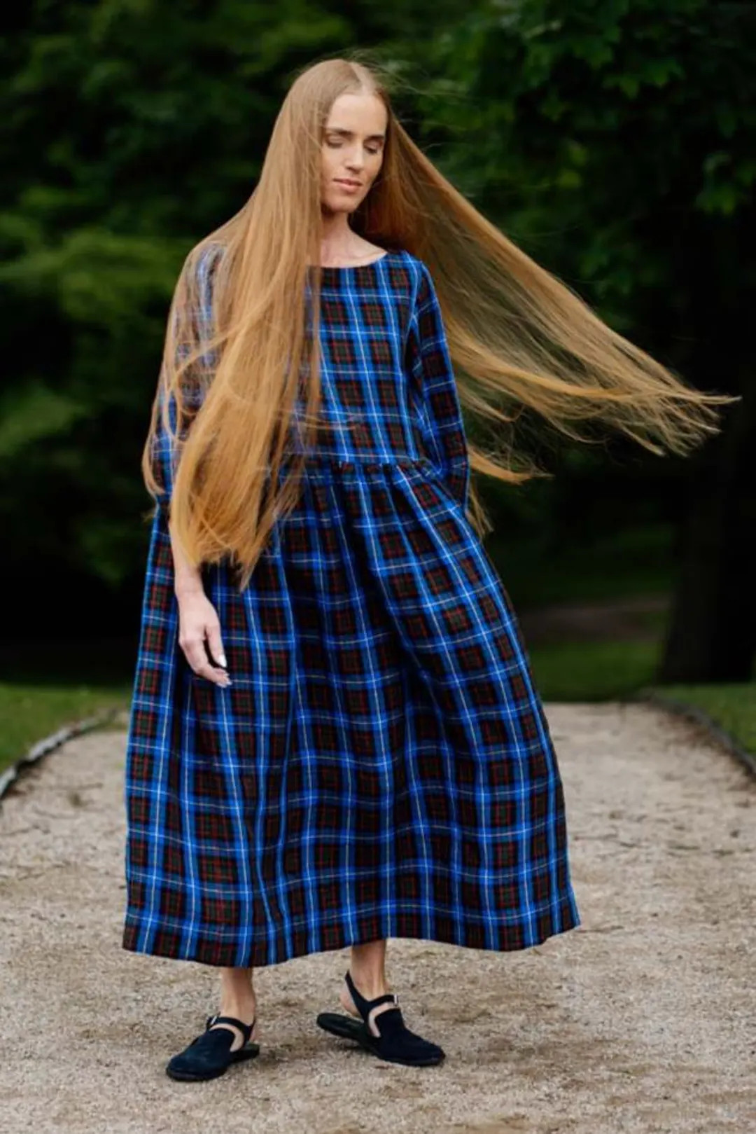 Gaia –  Linen Smock Dress | Etsy (US)