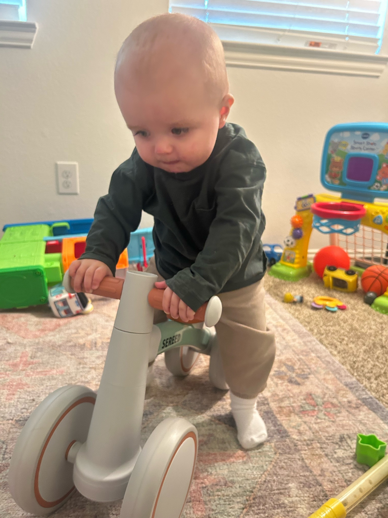 Working so hard on his balance bike!! Love that he’ll be able to use this for a long time. 

baby//bike//amazon

#LTKBaby #LTKFindsUnder50 #LTKFamily