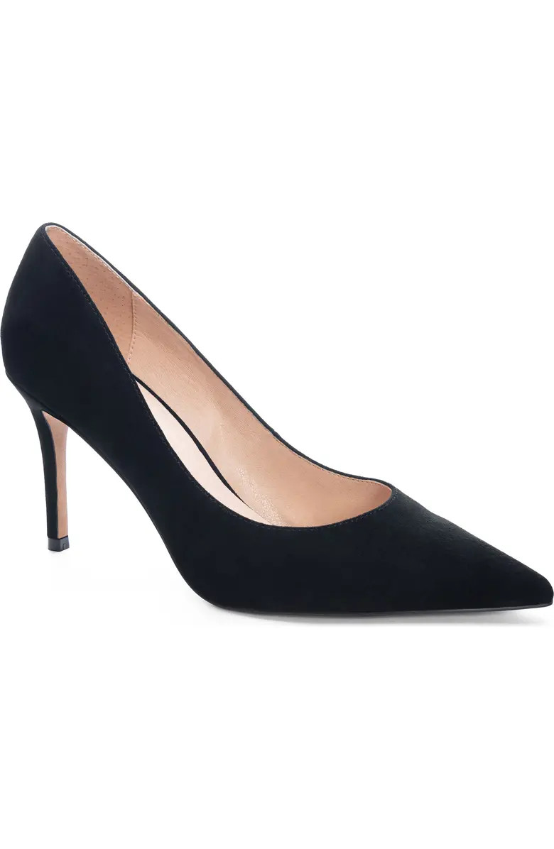 42 Gold Rafee Liquid Patent Pointed Toe Pump (Women) | Nordstrom | Nordstrom