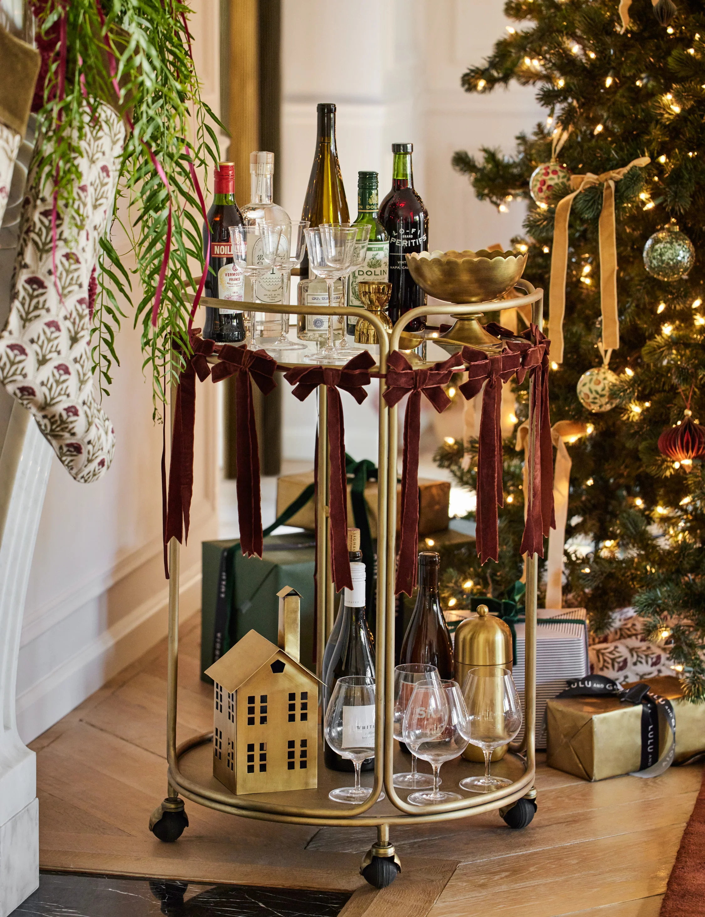 Elodie Mantel Houses (Set of 2) | Lulu and Georgia 