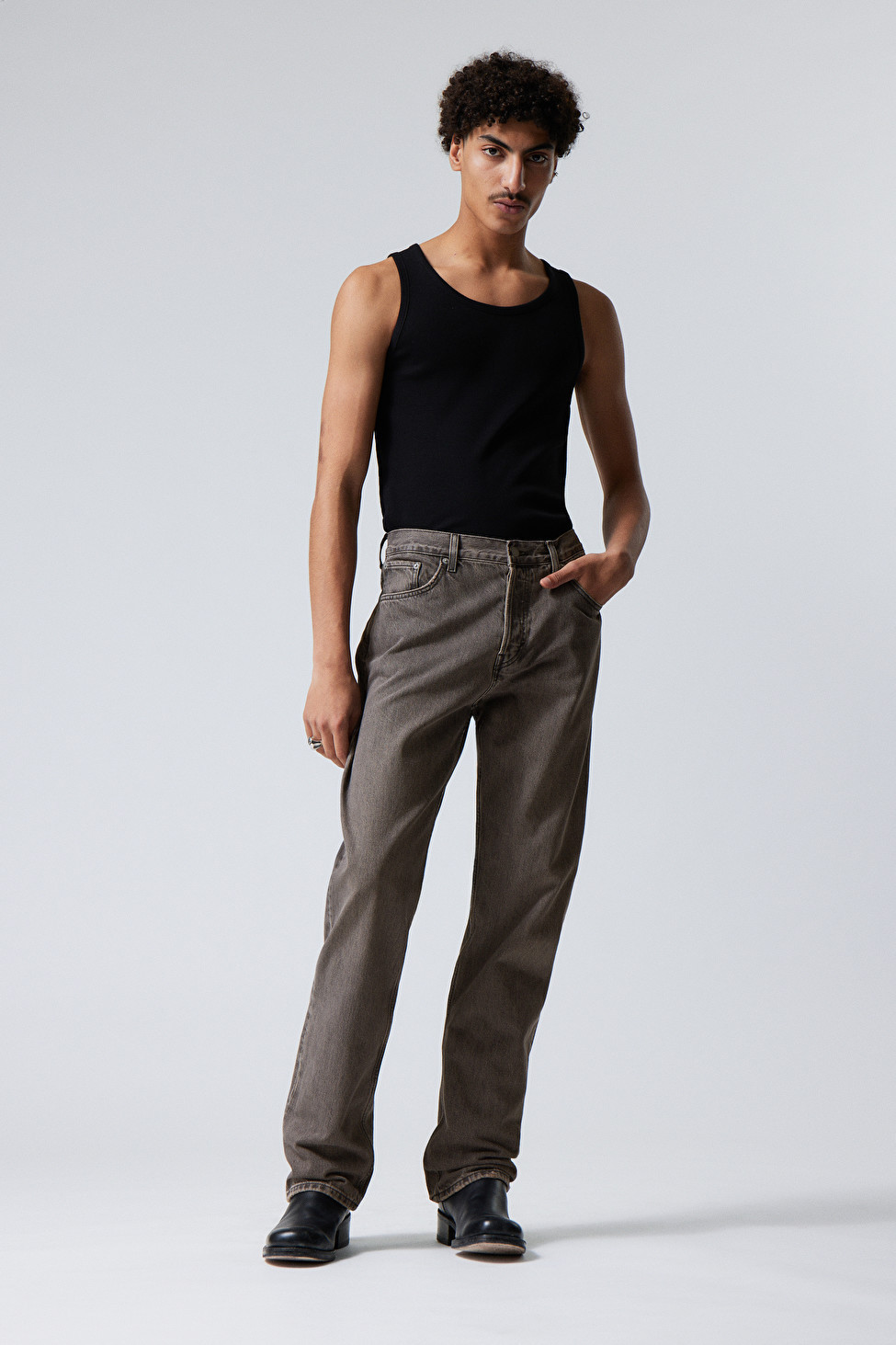 Space Relaxed Straight Jeans | Weekday
