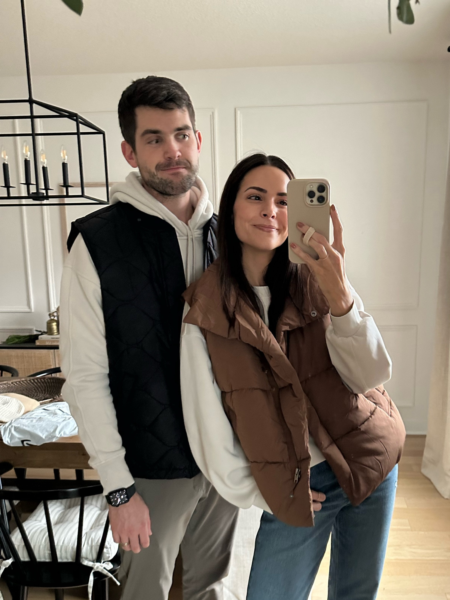 Men’s vest 
Chocolate  puffer vest 

Everything true to size 
His and hers 

#LTKmens #LTKunder50 #LTKunder100