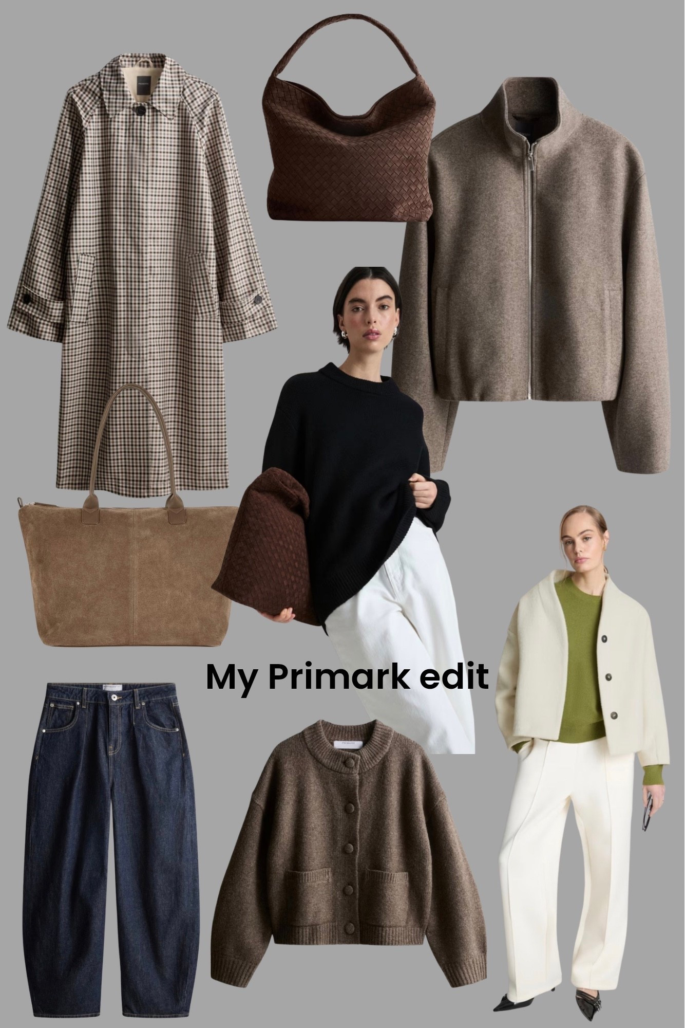 Primark have some fabulous new year styles. The chunky black jumper, woven suede bag and check coat are amazing!

#LTKwinter #LTKuk #LTKstyletip