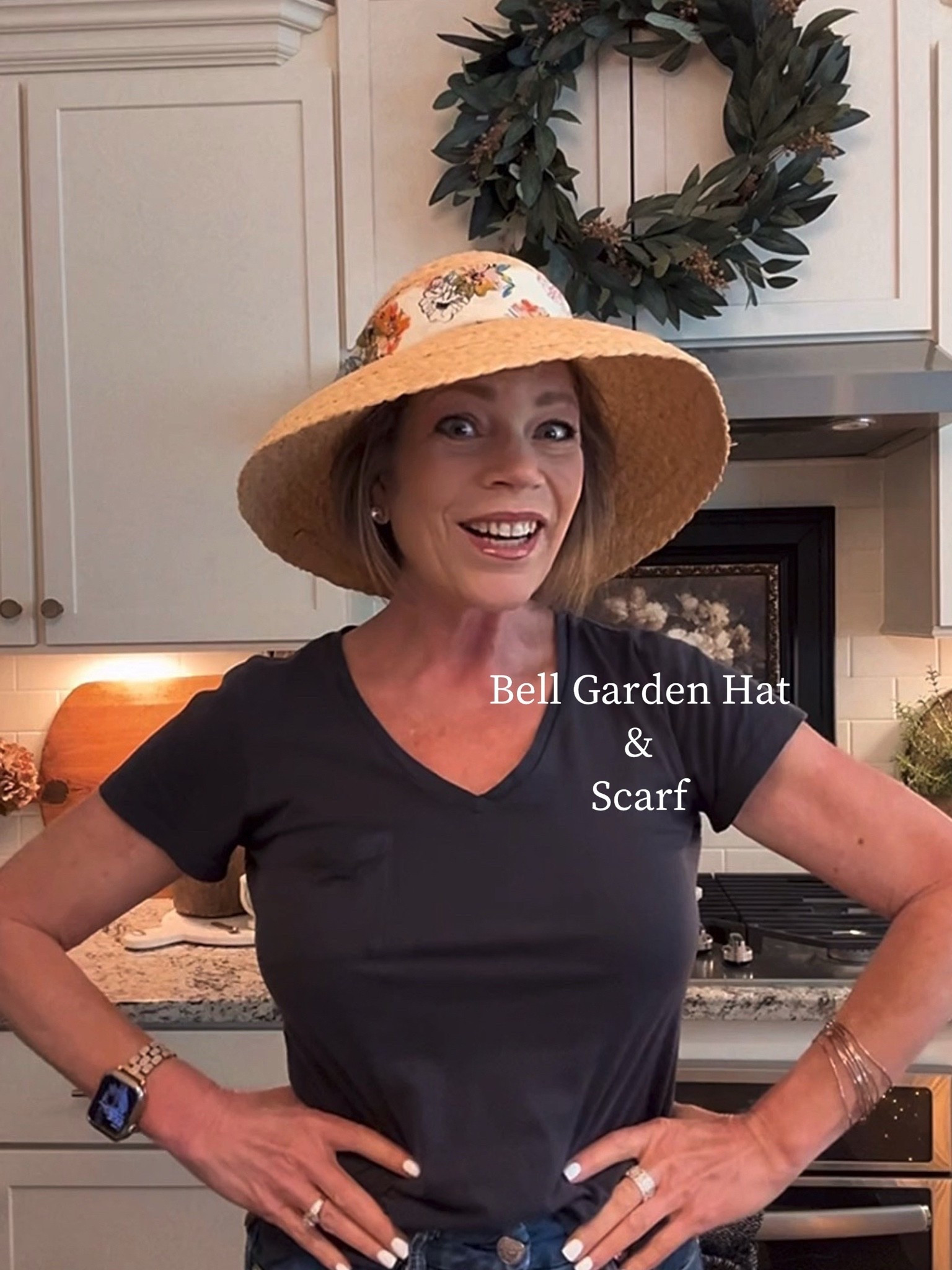 Gardening with a hat is a must!! Love this bell shaped garden hat. I zhushed it up with this floral scarf😍

#LTKdayinmylife #LTKActive #LTKSeasonal
