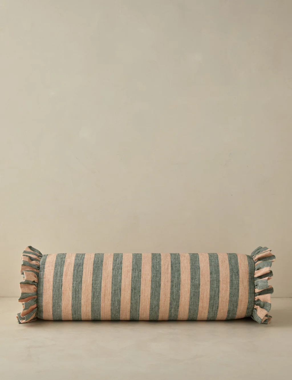Lita Linen Bolster Pillow | Lulu and Georgia 