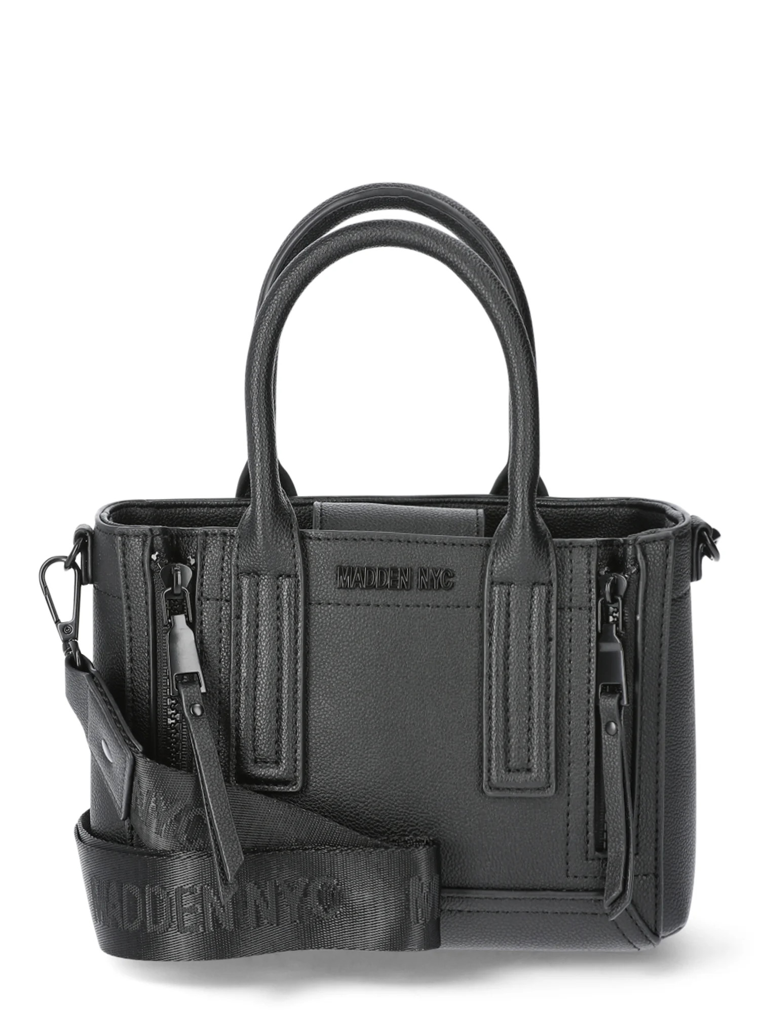 Madden NYC Women's Mini Zipper Satchel with Embellished Pouch | Walmart (US)