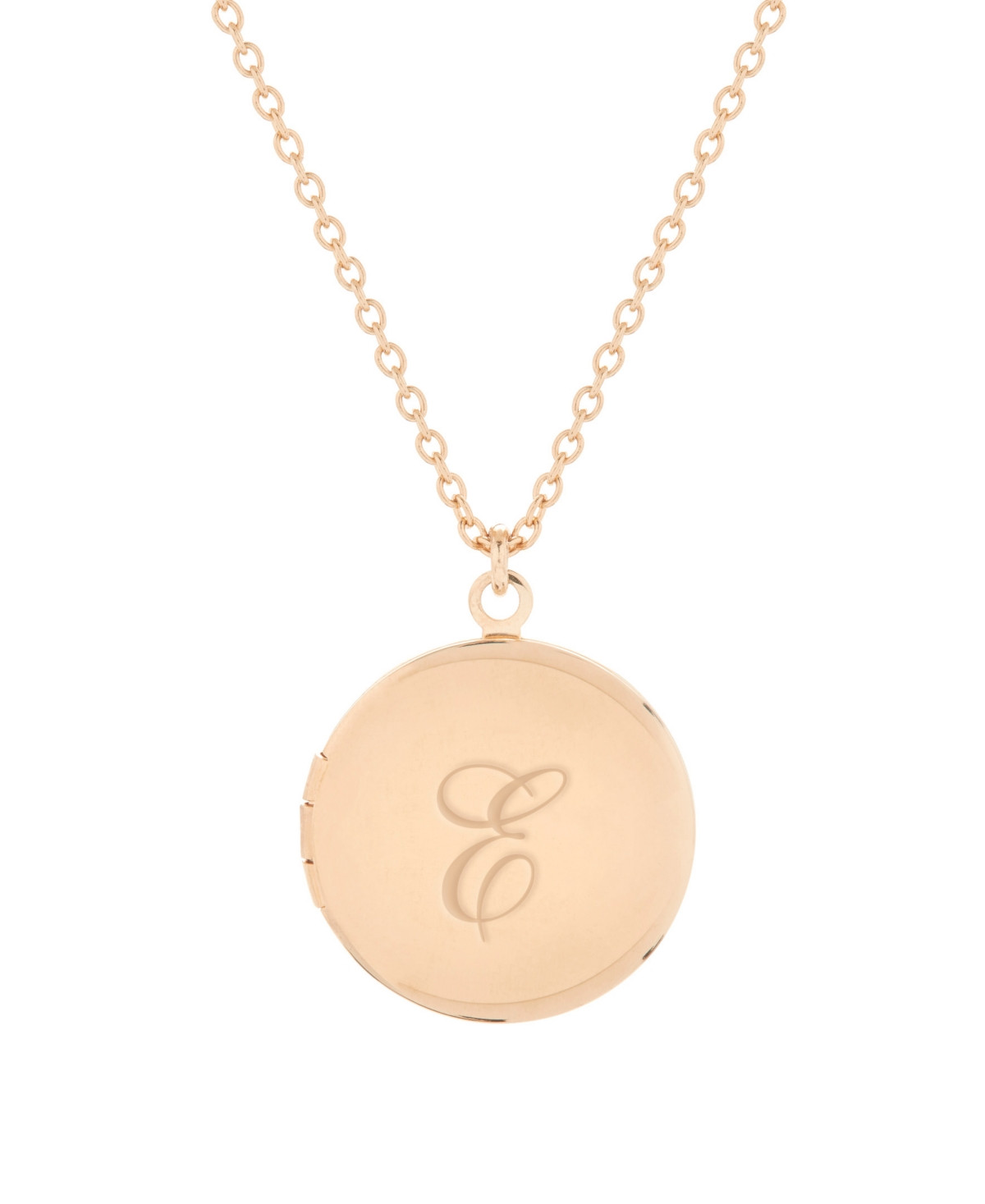 brook & york 14K Rose Gold Plated Isla Initial Long Locket Necklace | Macys (US)